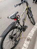 凤凰（Phoenix）山地自行车成人男女学生青少年减震变速越野公路通勤车山地车 26寸白蓝辐条轮 30速数字指拨（前中后全轴承） 实拍图