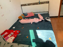 苏广【顺丰闪发】实木床双人床软包主卧床简约单人床出租屋床 单床+5CM床垫 1.5*2米 实拍图