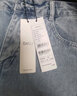 betu百图女装半身裙开叉百搭牛仔半身裙女夏季2205T44 牛仔色 M 实拍图
