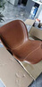 和顿餐椅子家用现代简约北欧美式轻奢休闲椅皮餐桌椅靠背成人餐椅565 深灰+深棕 / 黑脚（现货速发） 实拍图