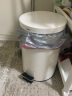 欧润哲 垃圾桶 20L大容量缓降开合翻盖客厅厨房卫生间圆形垃圾篓 实拍图