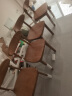 妃儿巢 白蜡木餐桌椅原木全实木家用简约功能小户型两用变圆折叠可伸缩 1.35一桌四椅（全白蜡木） 实拍图