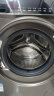 海尔（Haier）滚筒洗衣机 10公斤超薄直驱变频洗衣机洗烘一体 智能投放紫外线除菌 525mm大筒径以旧换新 实拍图