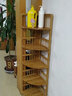 名仕匠人 放茶叶的木架子转角架三角柜架浴室搁板置物架实木储物架楠竹鞋架鞋柜墙角架角落架 5层 3 实拍图