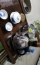 金灶（KAMJOVE）自动上水整套茶具套装 鸡翅木实木茶盘功夫茶台茶海电热茶炉K-185 搭配E9 陶瓷茶具 茶渣桶 1个 实拍图