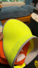 后益（HOII）张钧甯防晒帽夏季太阳帽抗紫外线遮阳轻巧折叠美肤帽-黄 晒单实拍图