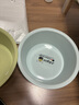 宅一起 加厚塑料洗脸盆家用大号洗菜盆洗衣服小盆子婴儿脸盆洗衣盆洗脚盆 天蓝色 中号 实拍图