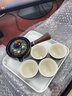 菲享 便携式旅行茶具套装懒人功夫茶具家用泡茶神器泡茶壶旅行功夫便携式懒人自动360旋转创意泡茶壶 旅行茶具套装-雅黑 实拍图