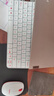 罗技（Logitech）MK240 Nano无线键鼠套装 办公无线键盘鼠标套装 无线办公键鼠 笔记本电脑键盘薄膜便携键盘 紧凑型 无线便携套装（白色） 实拍图