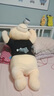 眼含泪光泰迪熊公仔毛绒玩具狗熊布娃娃玩偶睡觉抱枕520情人节送女友礼物 米色开心每一天 1.7米（+小哈士奇） 实拍图