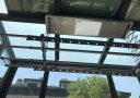 晾霸（L-Best）晾霸LB01智能晾衣机阳台家用折叠晒衣架1.2米主机四杆伸缩 典雅银 消毒+风干+LED大灯 实拍图