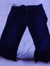 唐治 秋冬季高弹力牛仔裤男宽松直筒长裤胖子加肥加大弹性加绒裤子时尚休闲特大码肥佬裤潮 蓝黑色 40码 3尺1 实拍图