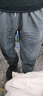 爵少（2件装）冰丝裤子男夏薄宽松休闲运动工作裤速干哈伦束脚九分裤 两件装 灰色+灰色 XL 105-125斤 实拍图