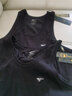 七匹狼男士背心男100%纯棉健身运动背心打底衫舒适透气跨栏吊带汗衫内衣 细螺纹纯棉单条（黑色） 2XL (180/105推荐体重150-170斤) 实拍图
