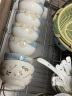 万享小鹿日式釉下碗碟套装家用陶瓷餐具碗筷面碗汤碗盘筷组合碗 晒单实拍图