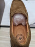 骆驼（CAMEL）男鞋新款韧磨砂牛皮止滑耐磨乐福套脚经典休闲皮鞋男 G13A307157咖啡 40 实拍图
