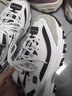 斯凯奇（Skechers）黑白金熊丨男女同款老爹鞋复古熊猫鞋情侣校园风潮流增高运动休闲 【女款】白色/浅灰色/WLGY(白金) 37.5 (女37码以上参考选择小半码) 实拍图