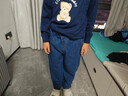 Classic Teddy男童裤子儿童牛仔裤中大童装春秋季长裤秋装新款衣服 简约立体小熊牛仔蓝 140 实拍图