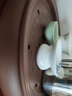 红铁普 功夫茶茶盘 圆形双层托盘茶船紫砂茶盘大号 13寸七孔紫双龙 33CM 实拍图