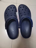 卡骆驰（crocs）洞洞鞋男鞋女鞋 25夏季新款贝雅拖鞋轻便透气情侣鞋沙滩鞋凉鞋 贝雅系列-纯黑色/建议拍小一码 42 -43 /M9W11/270mm 实拍图