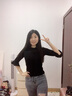 七度银手镯足银手镯饰品女光实心面圆棍手镯经典简约推拉可调节银镯子送爱人朋友实用七夕节礼物 20g圆棍光面手镯 实拍图