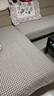 菲·诗·卡（FISKAS） 四季通用沙发垫简约日式水洗棉防滑组合纯棉坐垫布艺沙发套罩巾 崎井-浅咖 90cm*90cm 单人位 实拍图