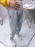 米度丽孕妇裤春秋外穿冬季加厚保暖孕妇装秋冬长裤孕妇裤子宽松 春秋款-浅花灰 XL码（建议：120-150斤） 实拍图