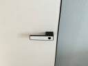 固特（GUTE）门锁磁吸卧室房门静音门锁极简生态磁吸门锁木门锁具现代简约把手 亚黑+珍珠白贴片 左右方向通用 晒单实拍图