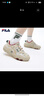 斐乐（FILA）男女同款跑步鞋舒适轻便慢跑透气休闲运动鞋百搭时尚掠夺者情侣鞋 米色/雨雾灰-AN【女款】 37.5 实拍图
