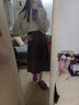 欧若婷雅连衣裙女2025秋冬新款套装女韩版宽松针织毛衣显瘦港风小个子洋气 毛衣+裙子 L 实拍图
