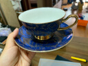 弥生时代情侣款咖啡杯马克杯对杯礼盒一对创意新婚杯子礼物伴手礼 ikat红蓝[礼盒套装] 实拍图