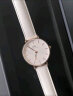 丹尼尔惠灵顿（DanielWellington）DW女表金边白色皮质表带28mm白盘欧美简约风生日礼物DW00100249 实拍图