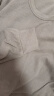 红豆（Hodo） 秋衣秋裤纯棉薄款套装 全棉圆领基础打底棉毛衫裤秋上新 男款玄青（圆领） 180/105(2XL) 实拍图