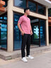 海衫印 高端定制工作服t恤企业工服文化衫定做工衣刺绣印logo 黑色 M 实拍图