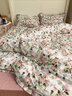恩兴纯棉床上四件套全棉韩式公主风床品宿舍床单三件套床笠田园花被套 L优雅恋人-荷叶边【100%新疆全棉】 1.8m床 床笠款 四件套-被套200*230cm 实拍图