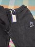 头号青年工装裤子男秋冬季加绒宽松胖子运动加大码男装休闲裤男款 黑 6XL 实拍图