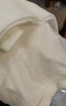 云皎螺纹白色长袖t恤女打底衫款春秋季内搭小清晰衫新修身上衣 白色 S 80-100斤 实拍图
