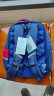 Edison小学生书包护脊减负反光大容量防泼水儿童校园双肩背包2215-3蓝红 实拍图