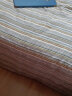 黄河口老粗布床单纯棉 条纹床单单件纯棉加厚床单 粗布床单原创老粗布被单床单 时尚灰彩条 150x220cm适合1.0和1.2米床 实拍图