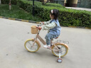 凤凰（Phoenix）儿童自行车3-4-6-10岁宝宝脚踏车男孩女孩童车折叠单车 仰望樱花粉+一体轮-带后座款 16寸（建议身高110-130cm） 晒单实拍图
