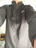 李宁风衣男2026春秋季运动开衫长袖防泼水连帽宽松运动服休闲外套卫衣 标准黑 2XL 实拍图