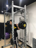 研博（YANBO）深蹲卧推架多功能综合训练器械家用龙门架举重器材史密斯健身器材 升级款深蹲架（裸机） 实拍图