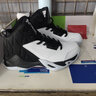乔丹专业实战篮球鞋男鞋2025冬季新款皮面防水高帮减震防滑耐磨运动鞋 乔丹白/黑色 39 实拍图