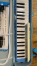 奇美QIMEI 37键课堂指定乐器小状元卡通口风琴 蓝色皮革硬包 带吹奏说明 实拍图