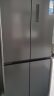 美的（Midea）61厘米薄407升一级智能双变频十字对开双开门四开门家用电冰箱大容量BCD-407WSPZM(E)超薄可嵌入 实拍图