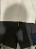无印良品 MUJI 男式 印度棉水洗府绸 短裤 AED14A1S 深灰色 S 实拍图