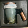 上新了文创 故宫泡茶杯 茶水分离杯 玻璃水杯茶具男士生日礼物送男友送爸爸 浮云沉香玻璃泡茶杯 实拍图