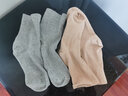 老人松口袜子中老年人加大宽松不勒脚棉袜男女肿脚胖夏薄秋冬厚款 肤色3浅灰3 均码 松口定做款.女厚款【35-40码】 实拍图
