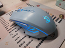剑圣一族无线蓝牙鼠标游戏鼠标电竞鼠标电量显示无线RGB/2.4G/蓝牙三模连接竞技FPS吃鸡宏cf送男友礼物M800 究极版7键-三模-2400DPI-RGB灯-经典蓝 实拍图