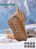 热风（Hotwind）雪地靴女士秋冬新款暖绒一脚蹬松糕厚底增高休闲短靴温暖舒适棉鞋 129卡其 (预售11.11发货) 38 实拍图